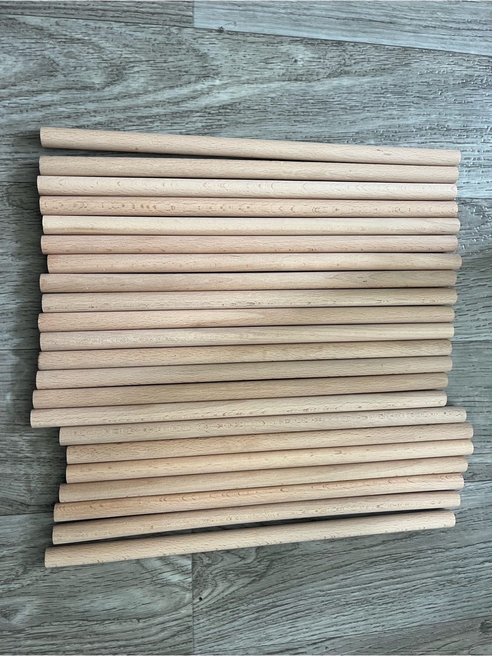 Natural Wood Dowels Rods - Pack of Smooth Beech Dowels